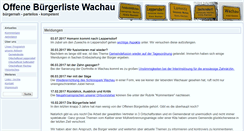 Desktop Screenshot of offene-buergerliste-wachau.de